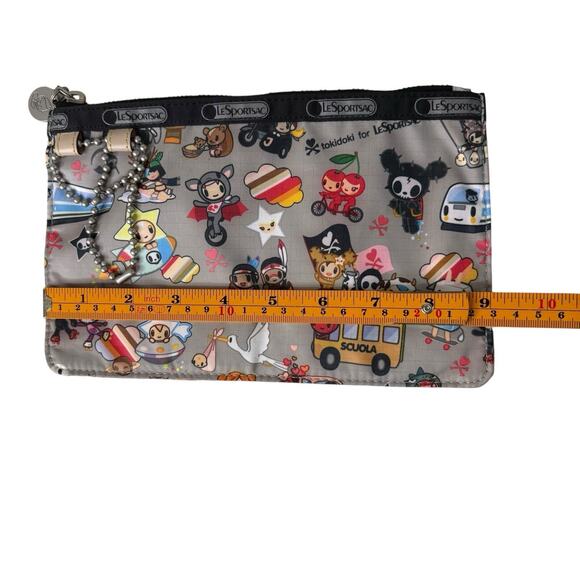 Tokidoki for LeSportsac Caramella Pouch – Retired Trasporto Gray Rare NWOT - Picture 5 of 5